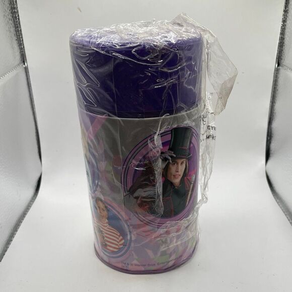 NECA Charlie and the Chocolate Factory Metal Lunch Box and Thermos - Picture 9 of 15
